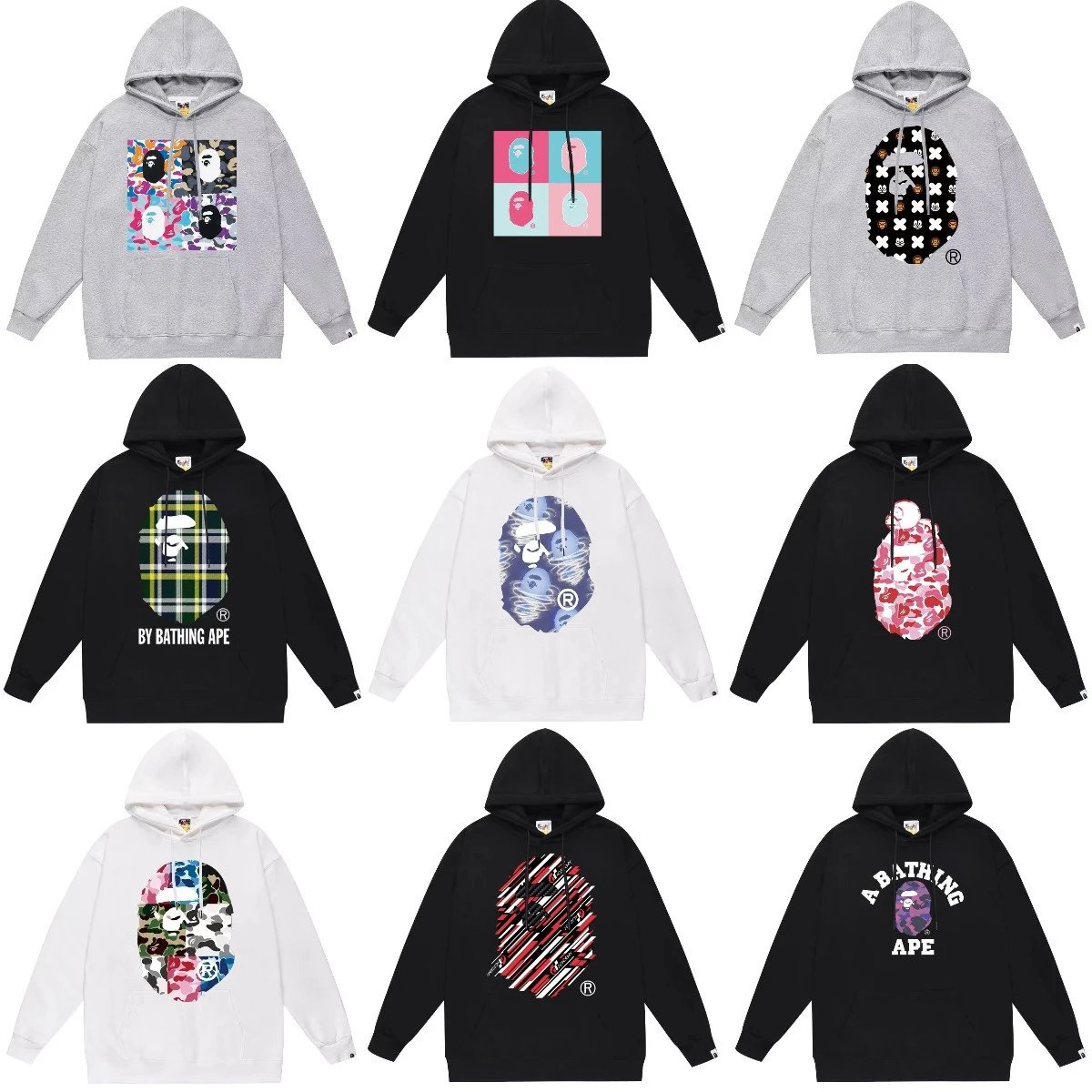BAPE Ape Head Hoodie [40 styles]