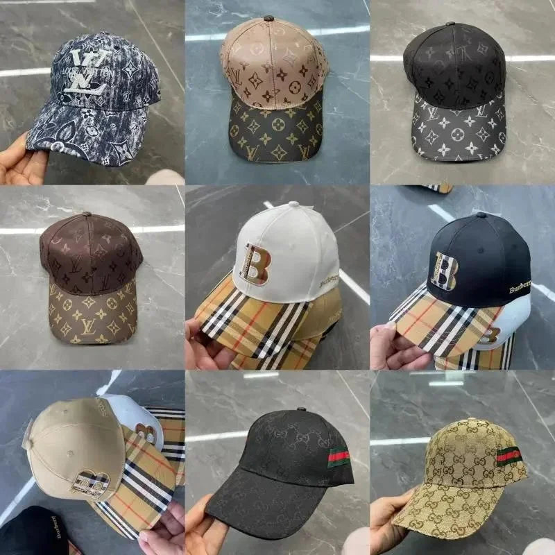 Burberry Check & Louis Vuitton Monogram Baseball Caps [9 Styles] | 7577010794