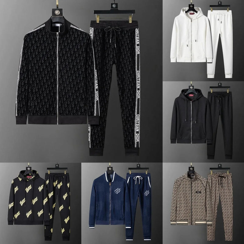 Gucci GG Supreme Hoodie & Jogger Set #Gucci_Sou #Suit_Sou | 7576010277