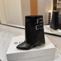Givenchy Buckle Detail Ankle Boots