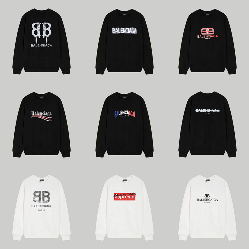 Balenciaga Logo Print Sweatshirts [38 styles]