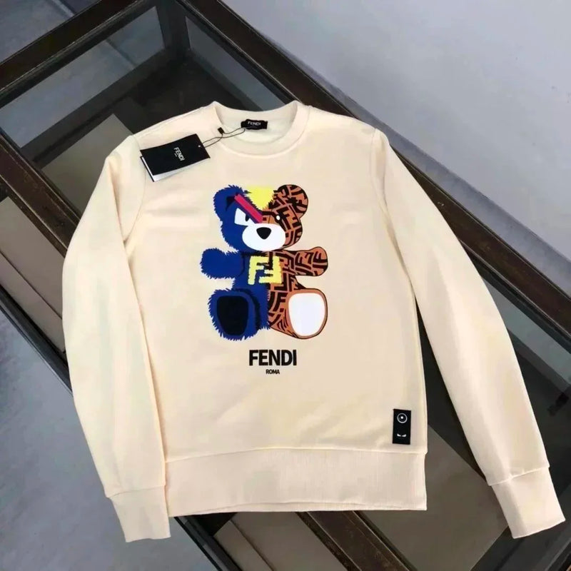 Fendi Bear Print Sweater
