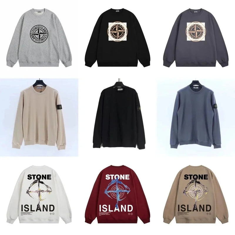 Stone Island Compass Logo Sweatshirt [Multiple Colors & Styles]