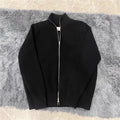 Maison Margiela Ribbed Zip-Up Sweater