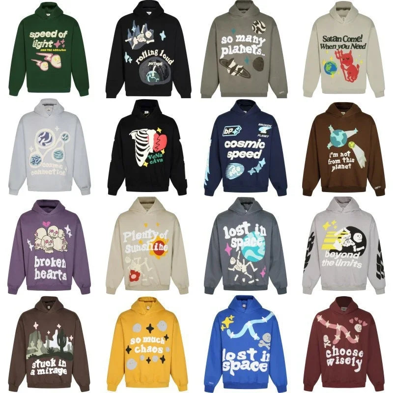 Broken Planet Hoodies [16+ Styles] #BrokenPlanet_W2C #Tracksuit_W2C