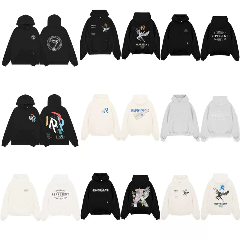 Represent Hoodies [Multiple Designs & Colors]