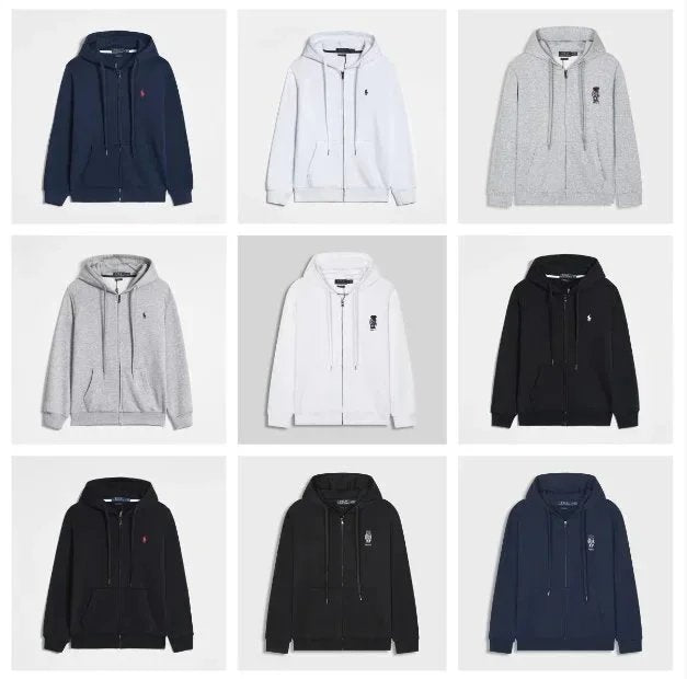 Ralph Lauren Polo Bear Zip-Up Hoodie [10 styles]