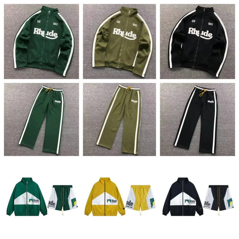 Rhude Ski Track Jacket & Pants Set [3 Colors + Matching Shorts Options] | 7576995102