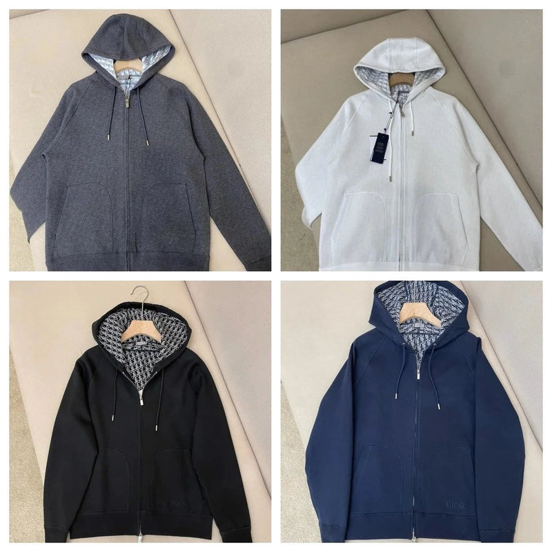 Dior Oblique Hooded Sweatshirt [4 styles]