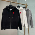 AMI Paris Heart Logo Zip-Up Hoodie [5 styles]