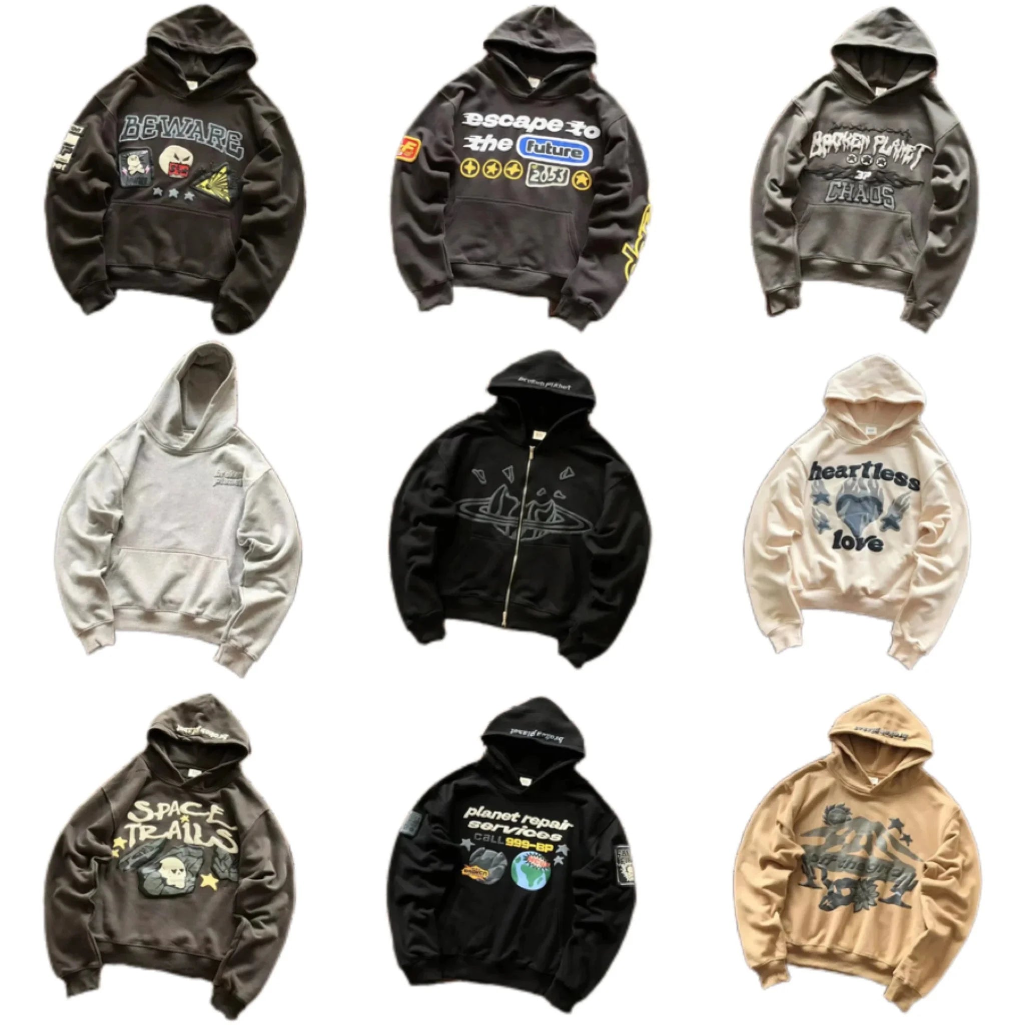 Broken Planet Hoodies [9 Styles]