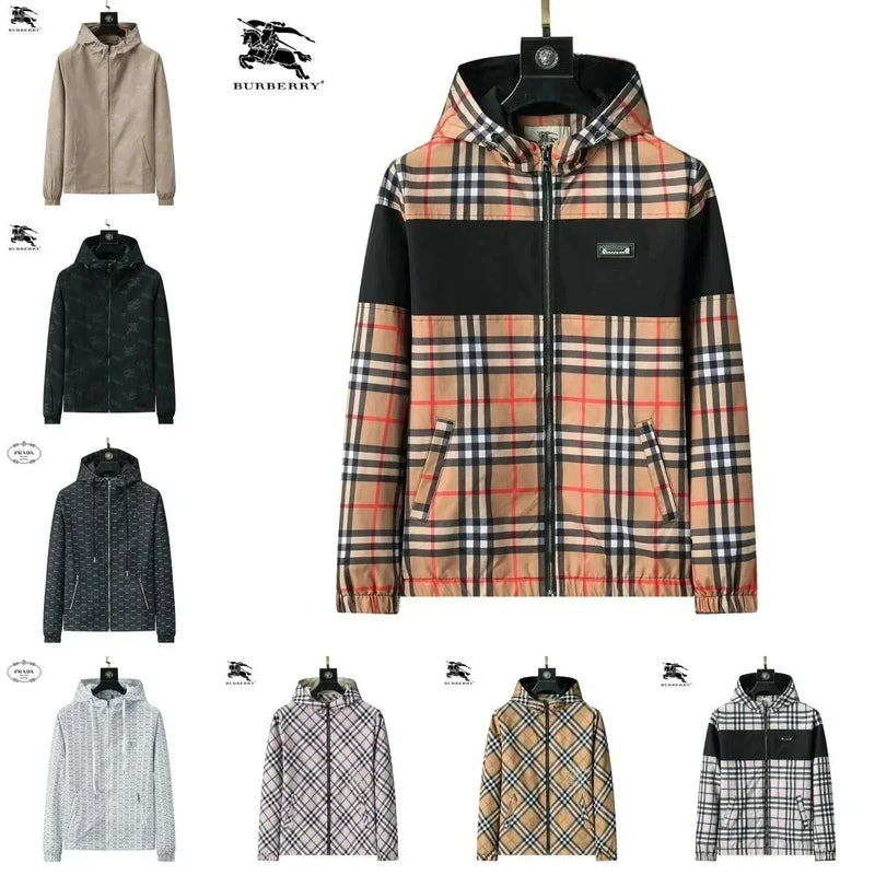 Burberry Check Print Hooded Jacket [38+ colors] | 7573626773