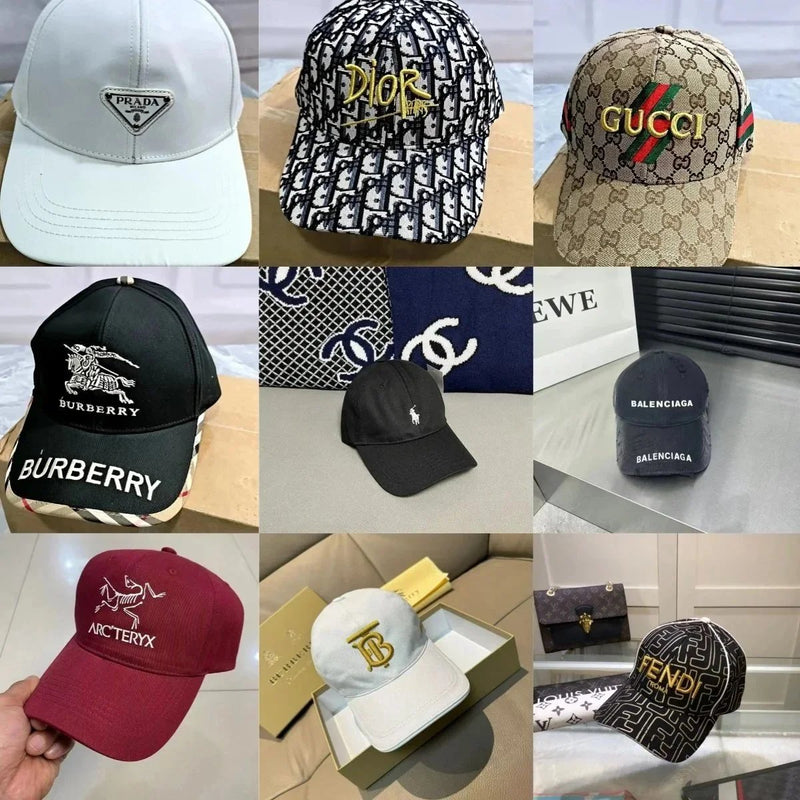 Prada Linea Rossa / Dior Oblique / Gucci GG Supreme / Burberry Equestrian Knight / Ralph Lauren Pony / Balenciaga Logo / Arc'teryx Bird / Fendi Zucca Cap [40 styles] | 7591614148