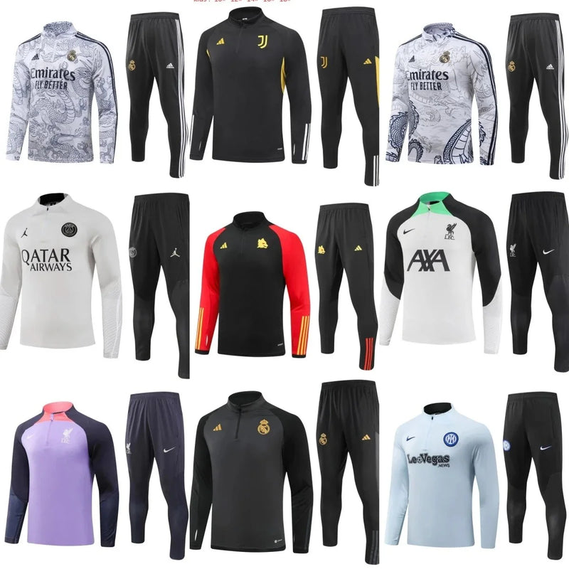Real Madrid, Juventus, PSG, Liverpool, Inter Milan Training Jersey & Pants Sets | 7572380743