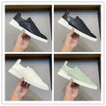 Zegna Leather Slip-On Sneakers