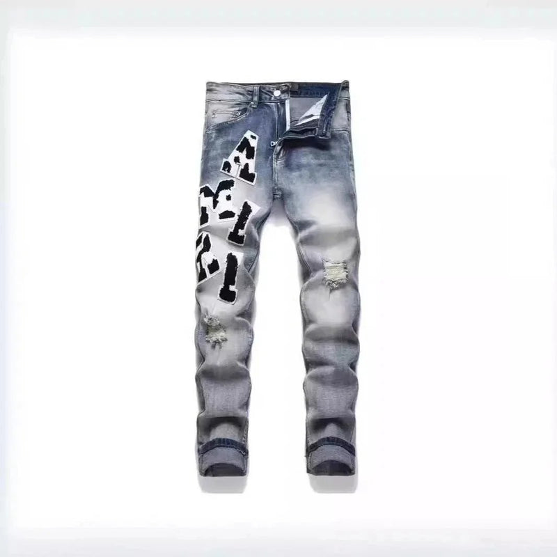 AMIRI Graffiti Print Distressed Jeans [12 styles]
