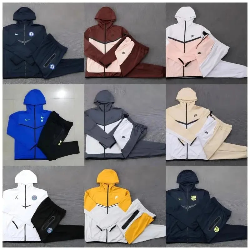 Nike Jordan Football Sports Set Hoodie Pants Suit [B22 Design] | 7570115132