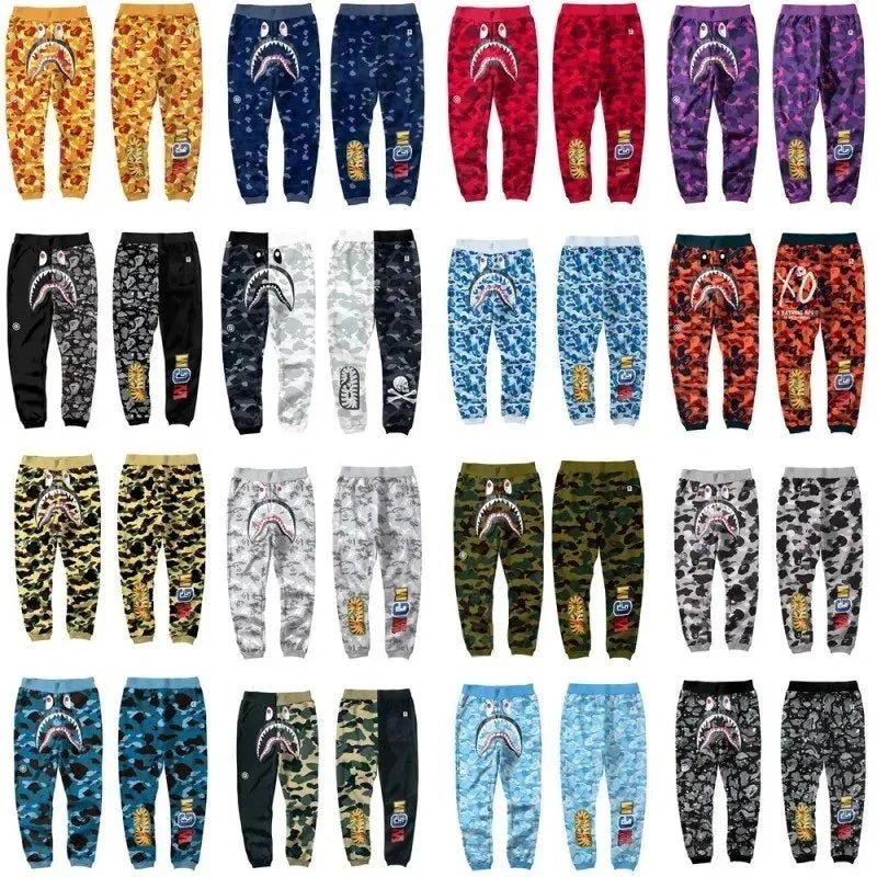 BAPE Shark Camo Pants [Multiple Colorways]