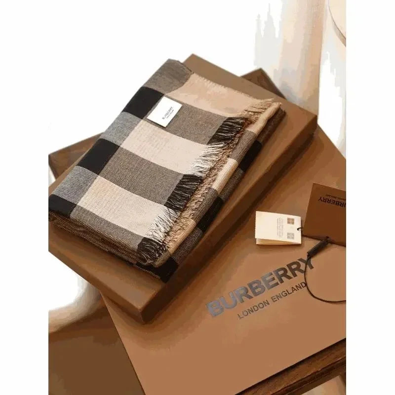 BURBERRY Check Cashmere Scarf [34 styles]