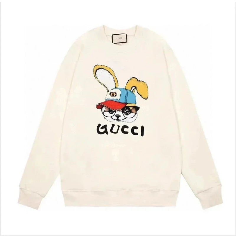 Gucci Rabbit Graphic Round Neck Sweatshirt [11 styles]