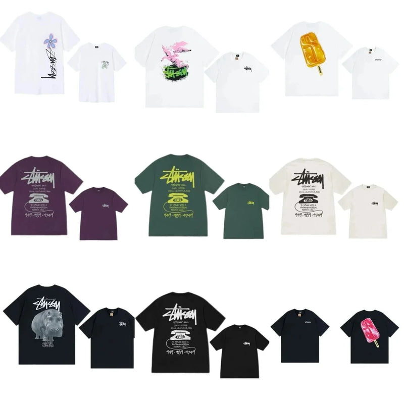 Stussy Graphic T-Shirt Collection [Multiple Designs & Colors]