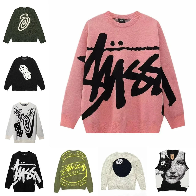 Stussy Graffiti Logo Sweater [Multiple Styles]
