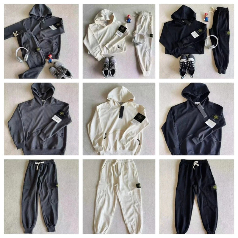 Stone Island Hoodie & Jogger Set [3 styles]