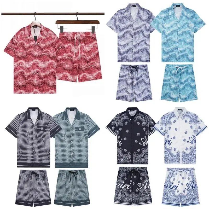 Amiri Bandana Print Short Sleeve Pajama Sets [40 styles]