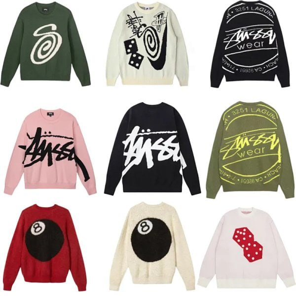 Stussy Graffiti & Graphic Sweaters [29 styles]