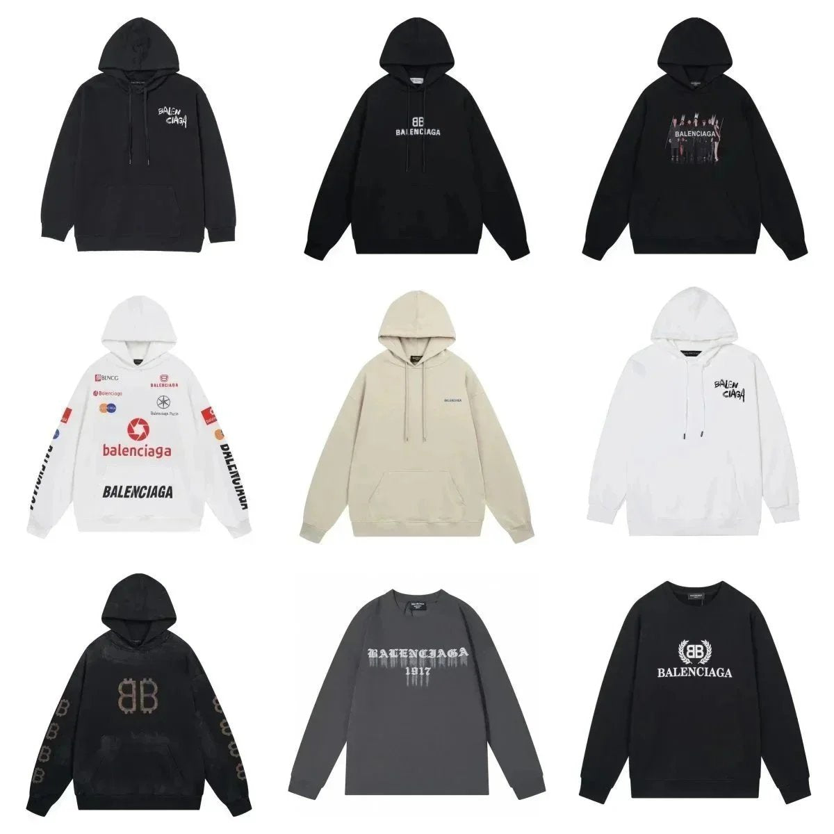 Balenciaga Hoodies [36 styles]