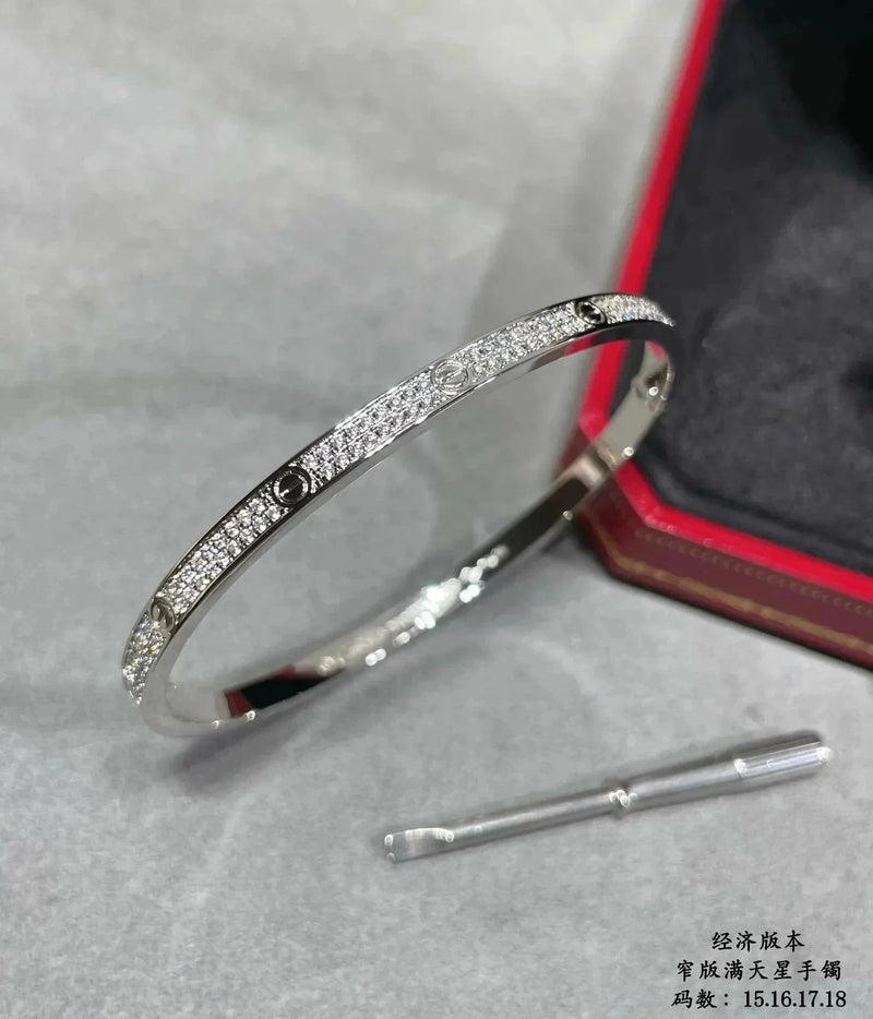 Cartier Love Narrow Full Diamond Bracelet [9 styles]