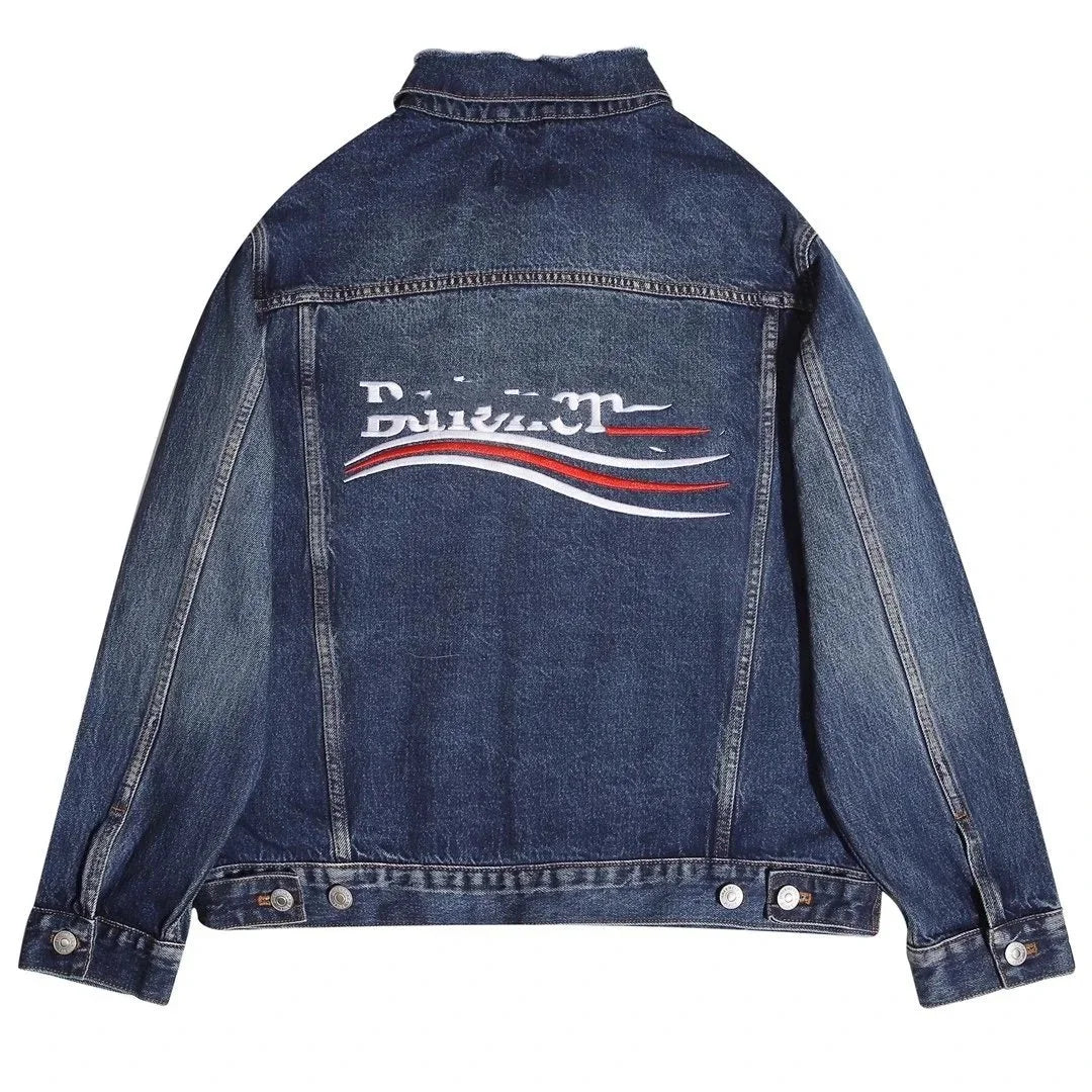 Balenciaga District Denim Jacket | 7572045735