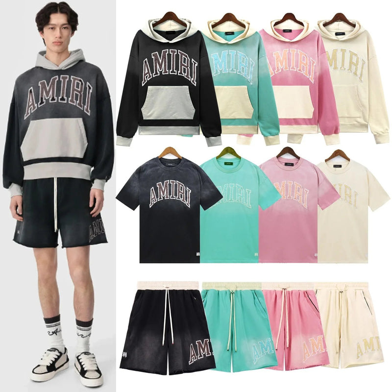 AMIRI Arch Logo Hoodie/T-Shirt/Shorts Set [12 styles]