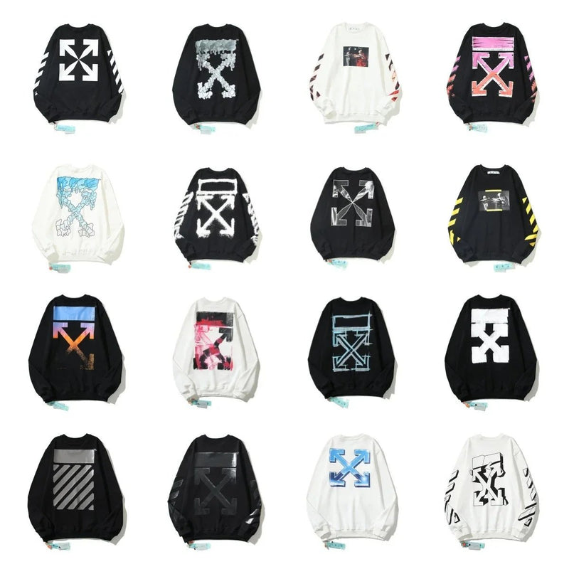 OFF-WHITE Arrow Print Sweatshirts [40 styles]