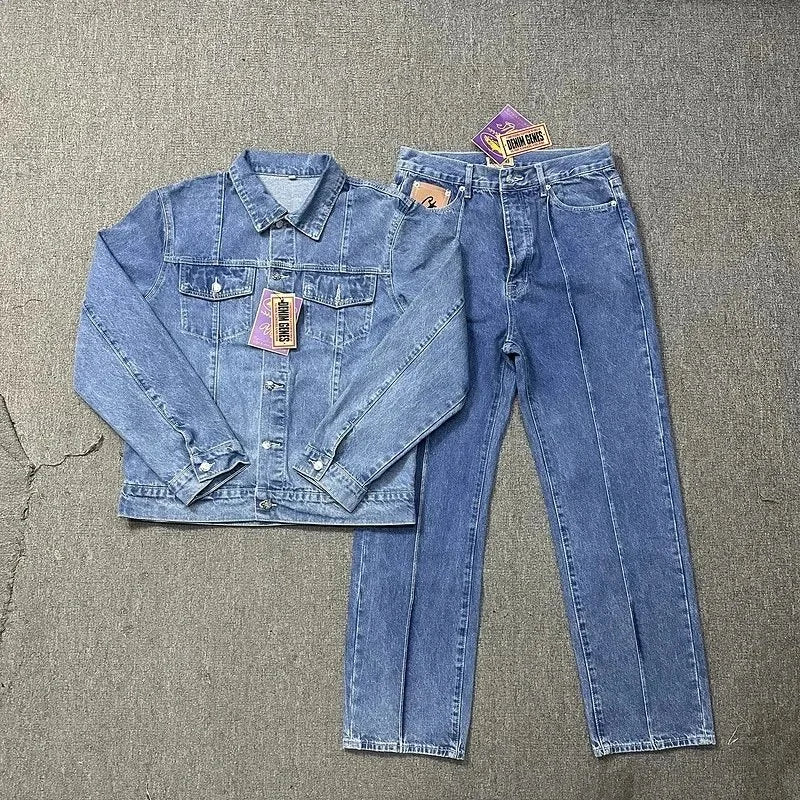 Corteiz Denim Jacket and Jeans Set | 7575569244