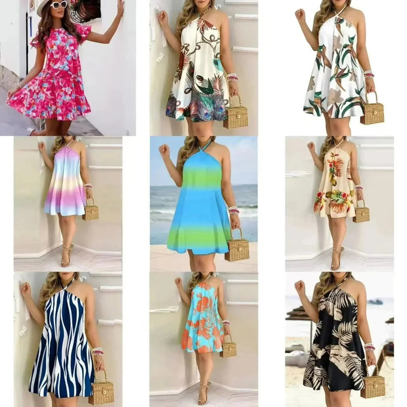 Halter Neck Strappy Dress [40 styles] | 7589718421