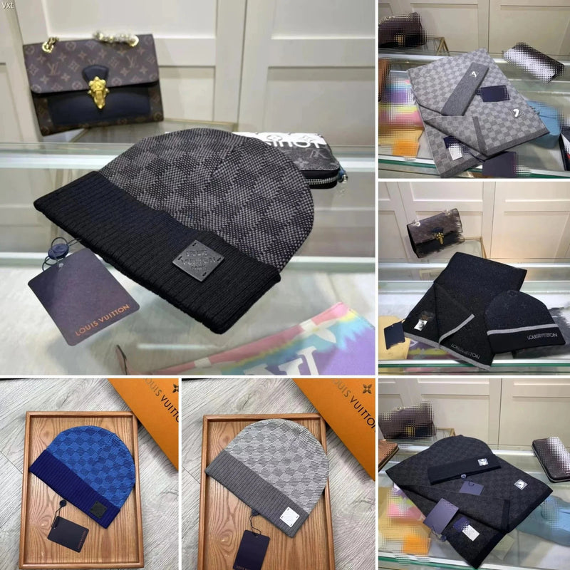 Louis Vuitton Damier Beanie & Scarf [20 styles] | 7620427868