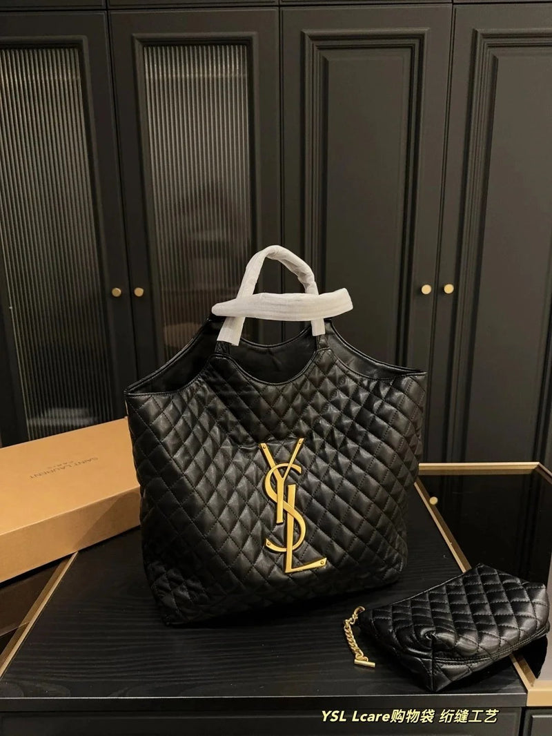 YSL Lcare Quilted Tote Bag [39 styles]