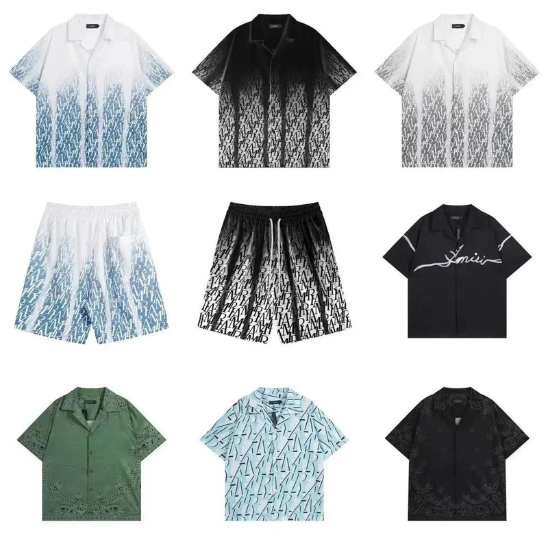 AMIRI Gradient Print Shirt/Shorts Set [40 styles]