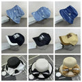 Chanel Bandana Print & Straw Bow Hats [40 styles] | 7591813703