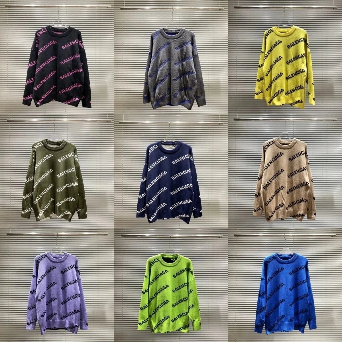 Balenciaga Logo Print Sweater [9 styles]