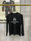 DOLCE&GABBANA Milano Italia Logo Long Sleeve T-Shirt