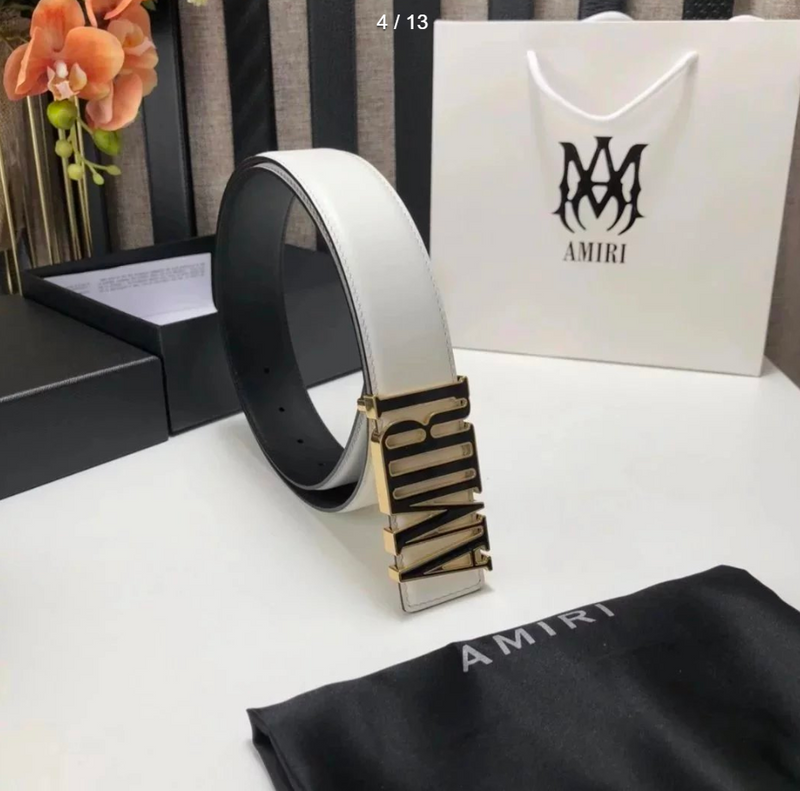 AMIRI Logo Buckle Belt [10 styles]