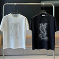 YSL Monogram Crystal Embellished T-Shirt [8 styles]