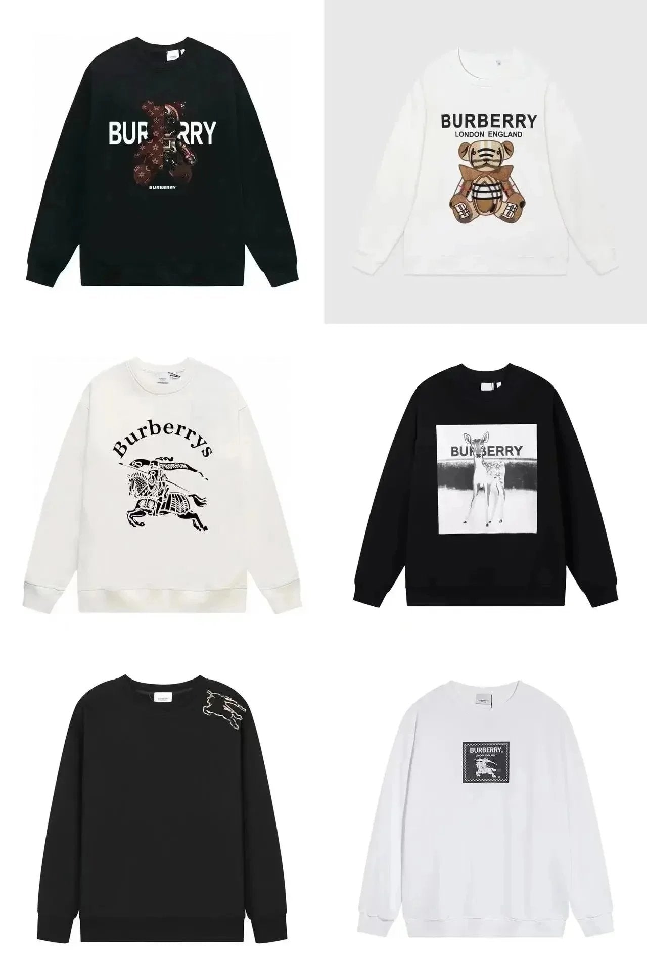 Burberry Graphic Print Sweatshirt [38 styles]