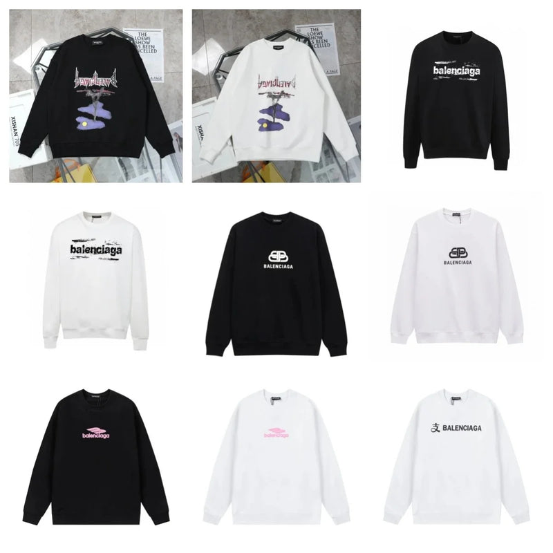 Balenciaga Graphic Print Sweatshirts [Multiple Styles]