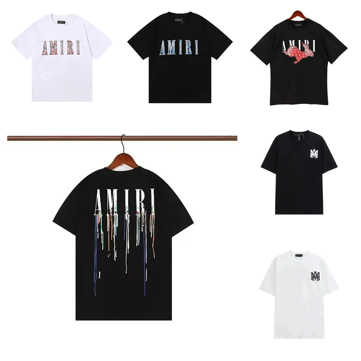 AMIRI Logo Drip Rabbit T-Shirt [26 styles]