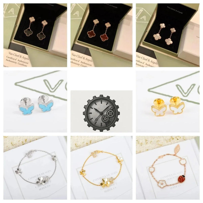 Van Cleef & Arpels Alhambra & Butterfly Bracelet Earrings [40 styles]