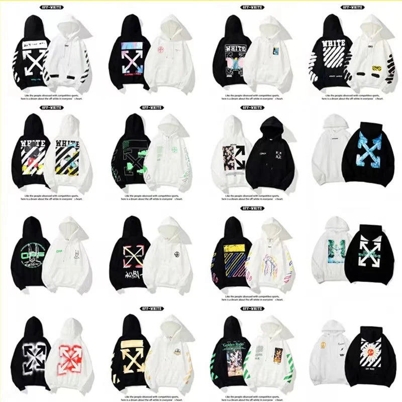 OFF-WHITE Hoodie [Multiple Arrow & Graphic Designs]