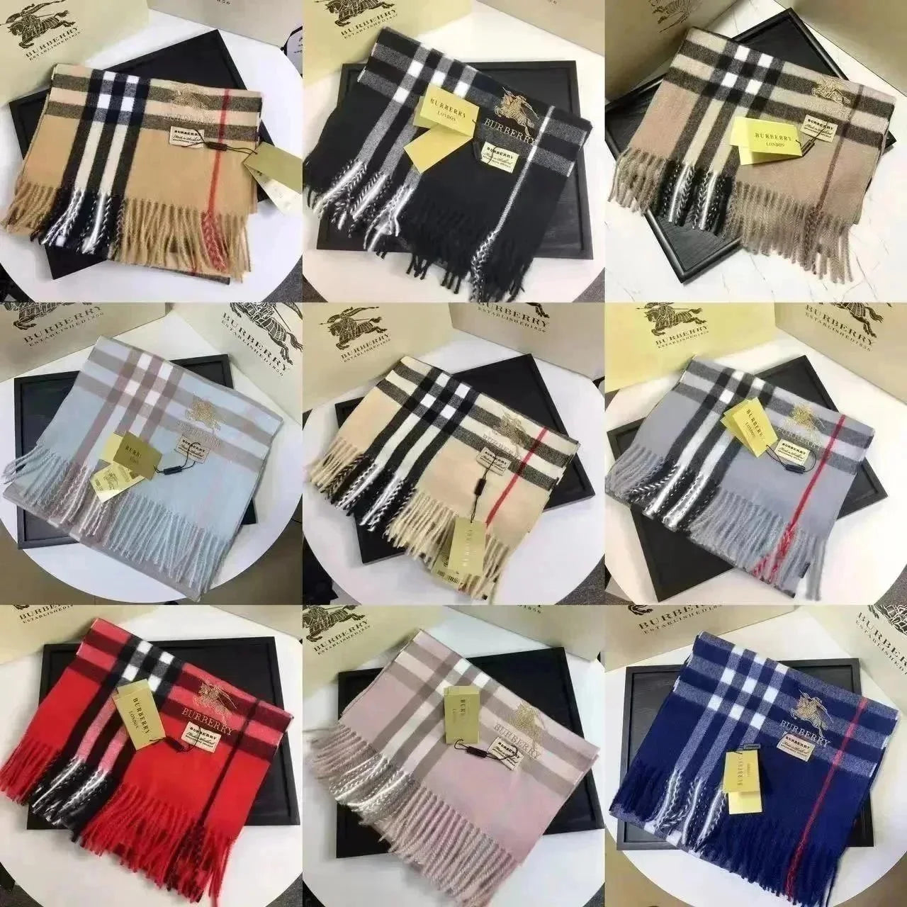 Burberry Vintage Check Scarf [Multiple Colors]